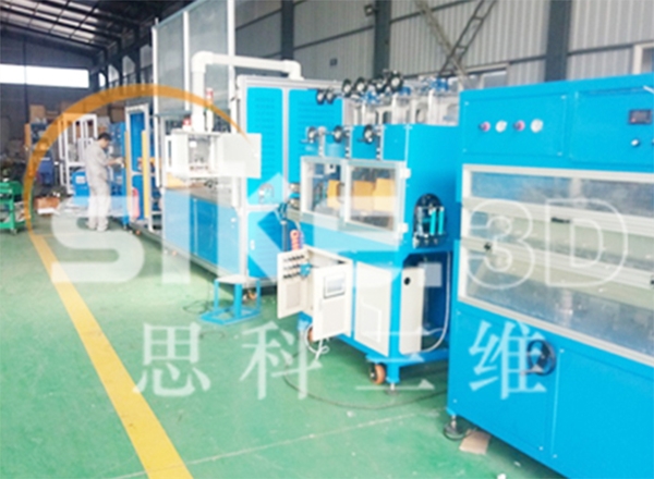 On-line thermal tape sticking line